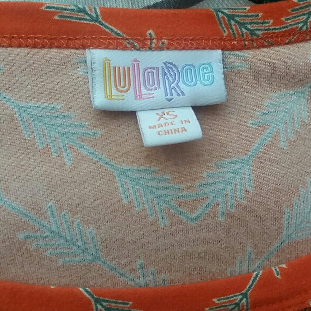 Lularoe orange dress - Picture 3 of 4